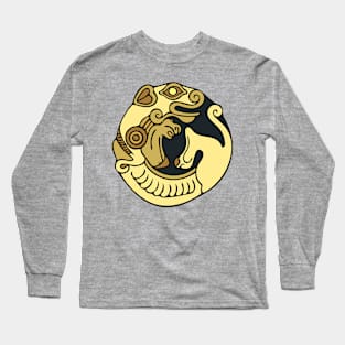 Scythian roller animal / wild animal - timeless abstraction Long Sleeve T-Shirt